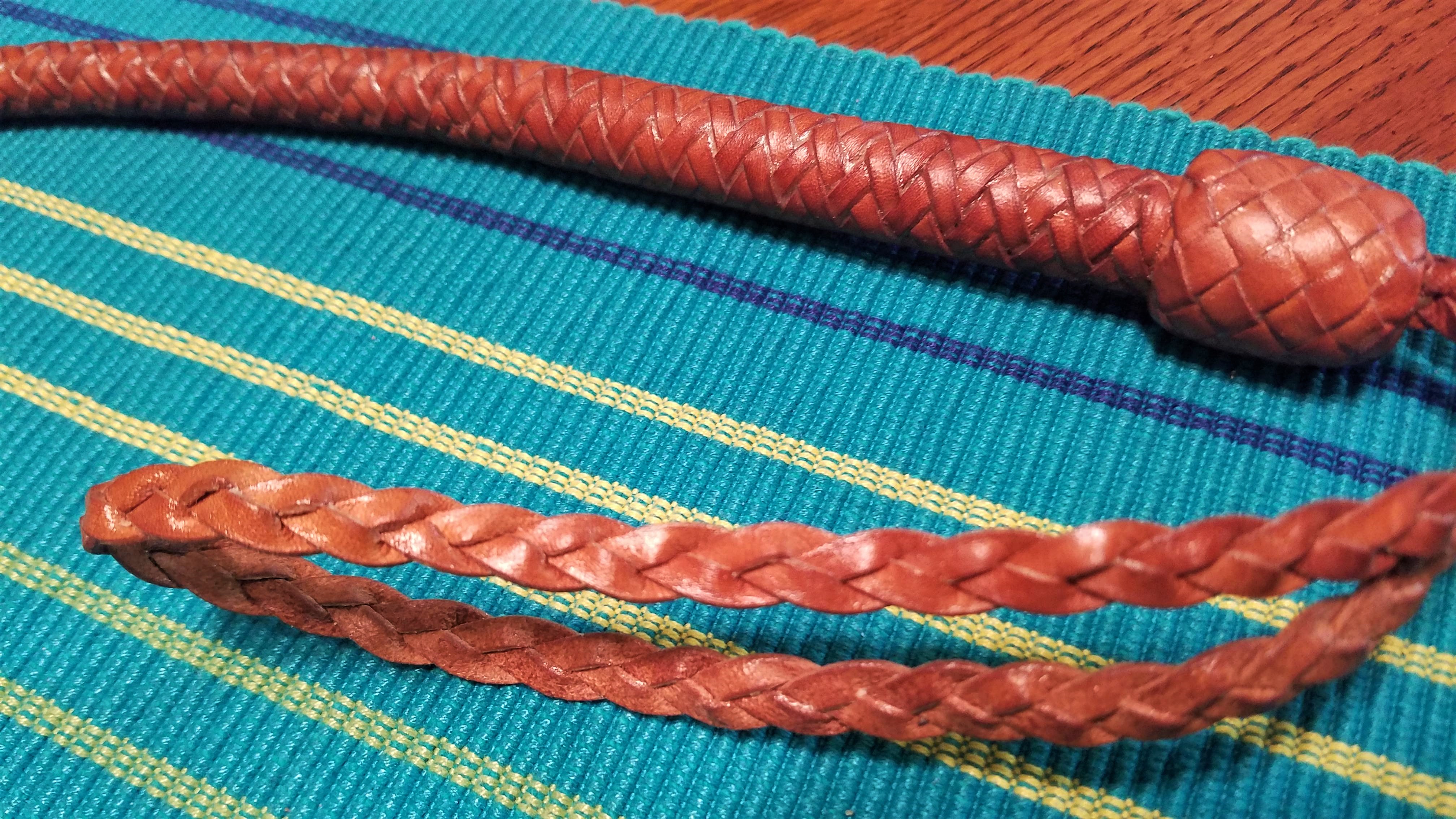 Quir Rope Kangaroo Hide Quirt – Palo Duro Whips