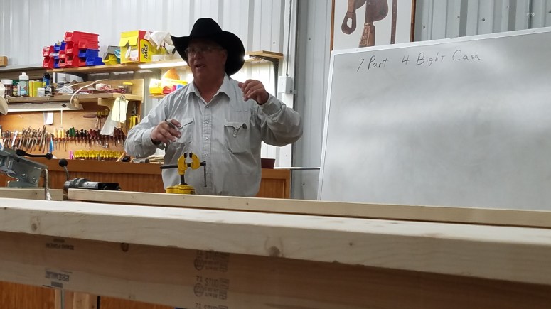 Mike Hickey explaining knots